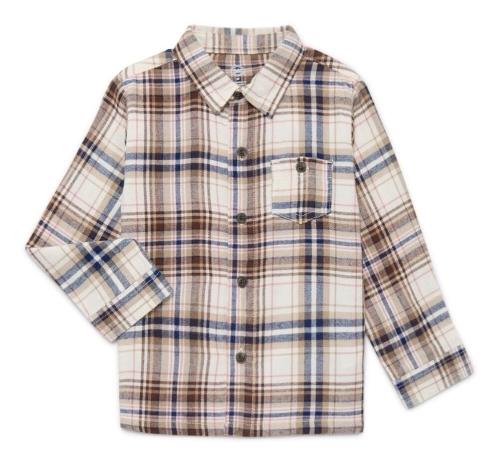 Baby Boy Plaid Flannel Shirt NWT 18 Months